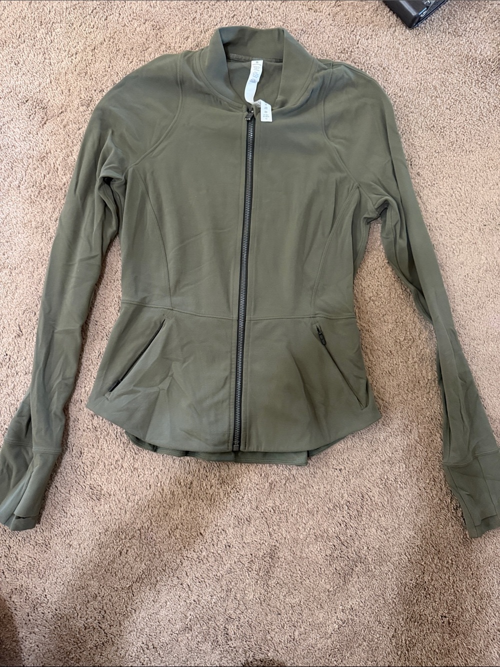 lululemon athletica Olive Green Full-Zip Utility Jacket